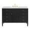 James Martin Vanities 48'' Vanity, Carbon Oak 485-V48-M-CBO - alternate 1